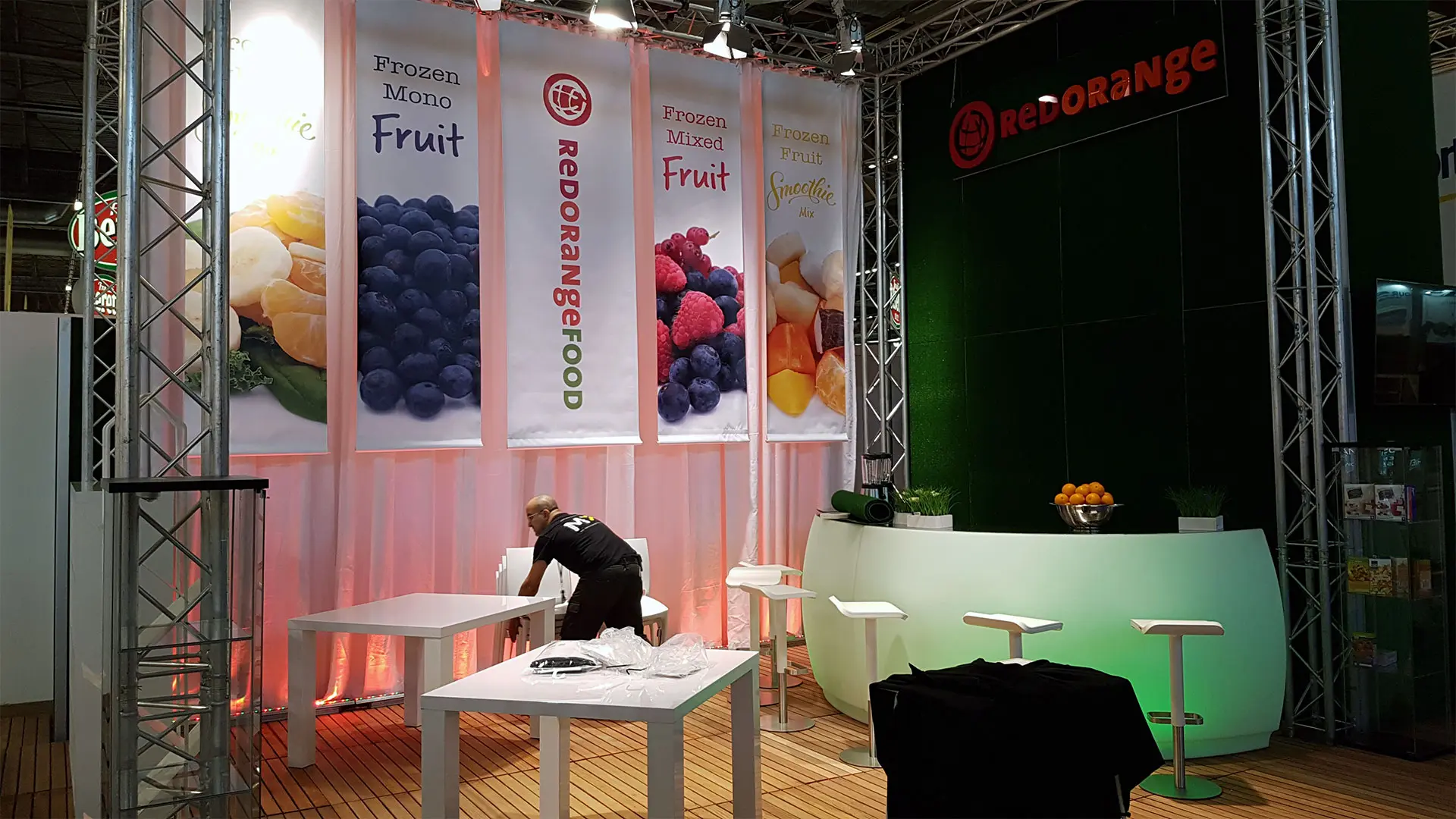 Stand construction Anuga Cologne